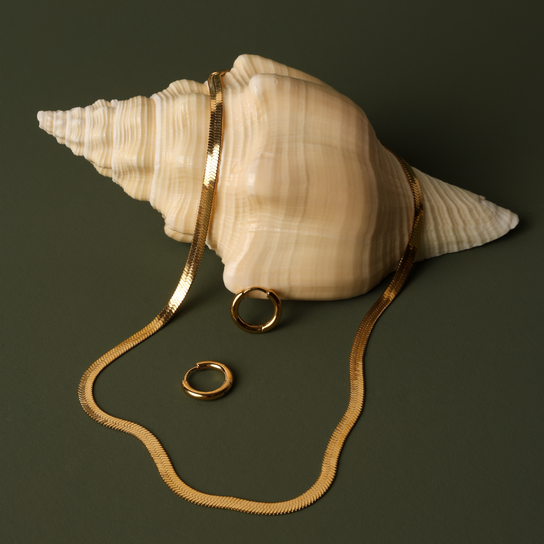 Kauai – Wasserdichte Herringbone-Halskette