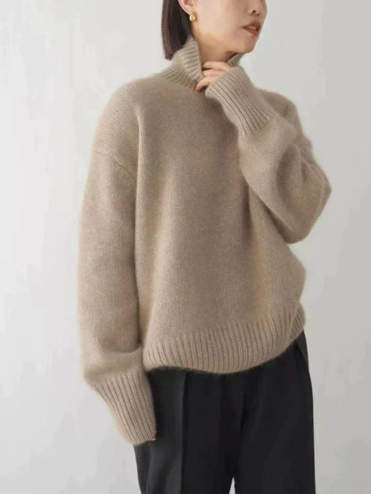 Lea – Eleganter Rollkragenpullover für Damen