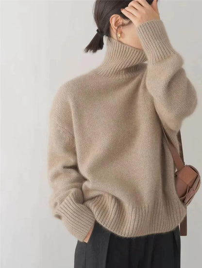 Lea – Eleganter Rollkragenpullover für Damen