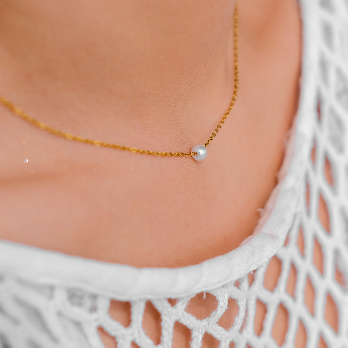 Marianne - Halsband mit Perlen