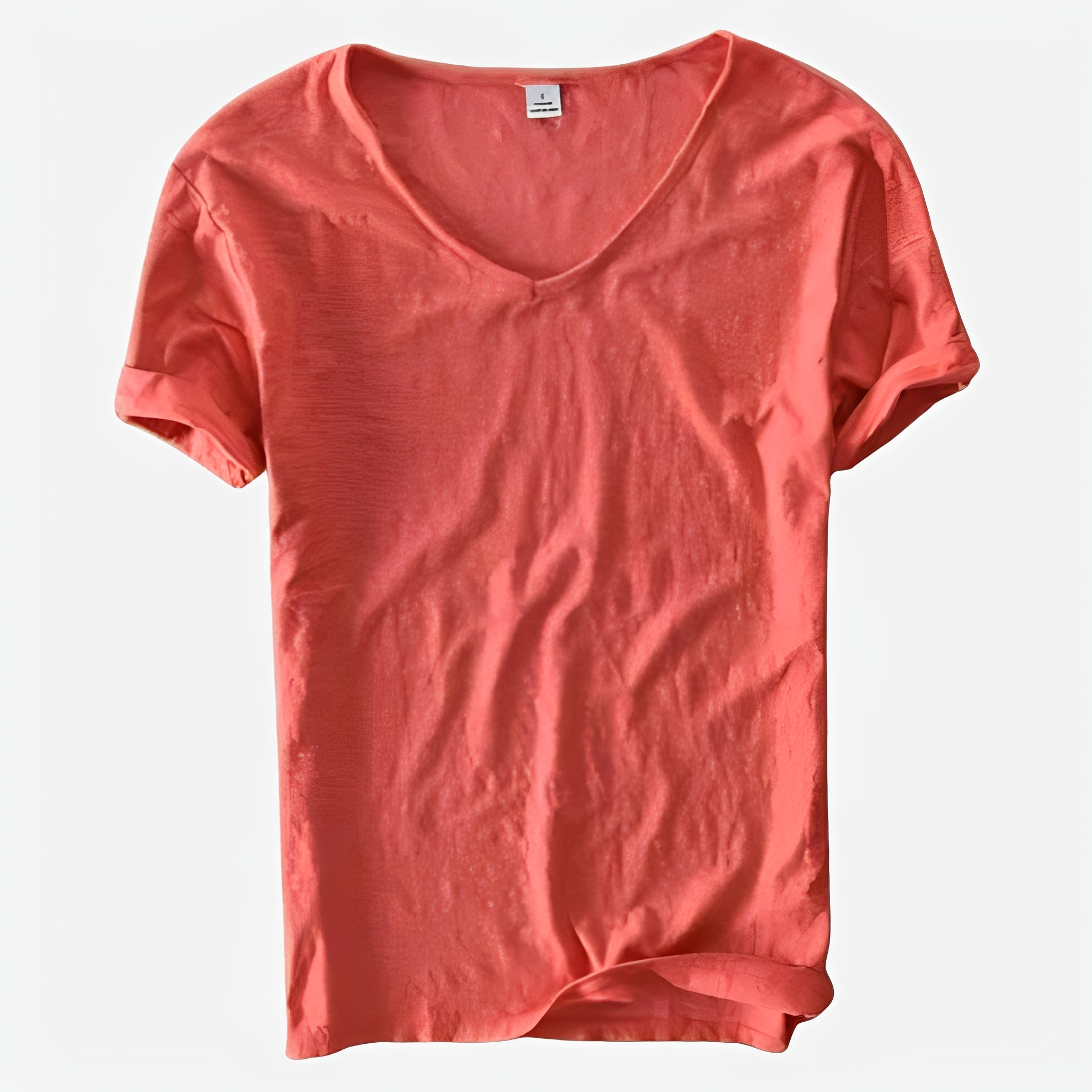 Jayson - Lockeres Sommer-T-Shirt mit V-Ausschnitt für Herren