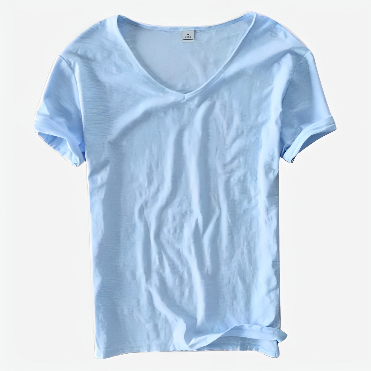 Jayson - Lockeres Sommer-T-Shirt mit V-Ausschnitt für Herren