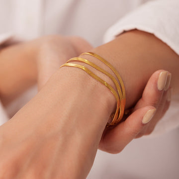 Abela - 3-lagiges Spangenarmband