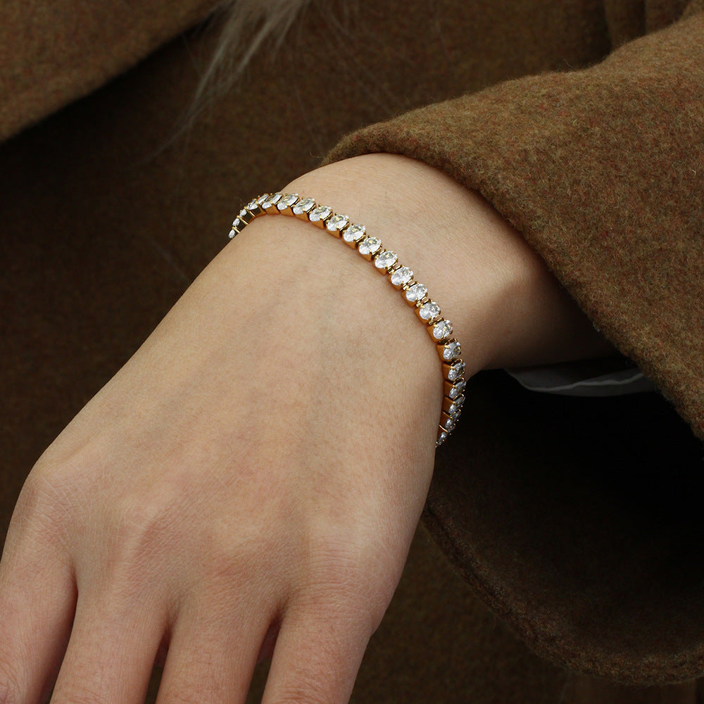 Georgina - Tennisarmband mit Diamanten