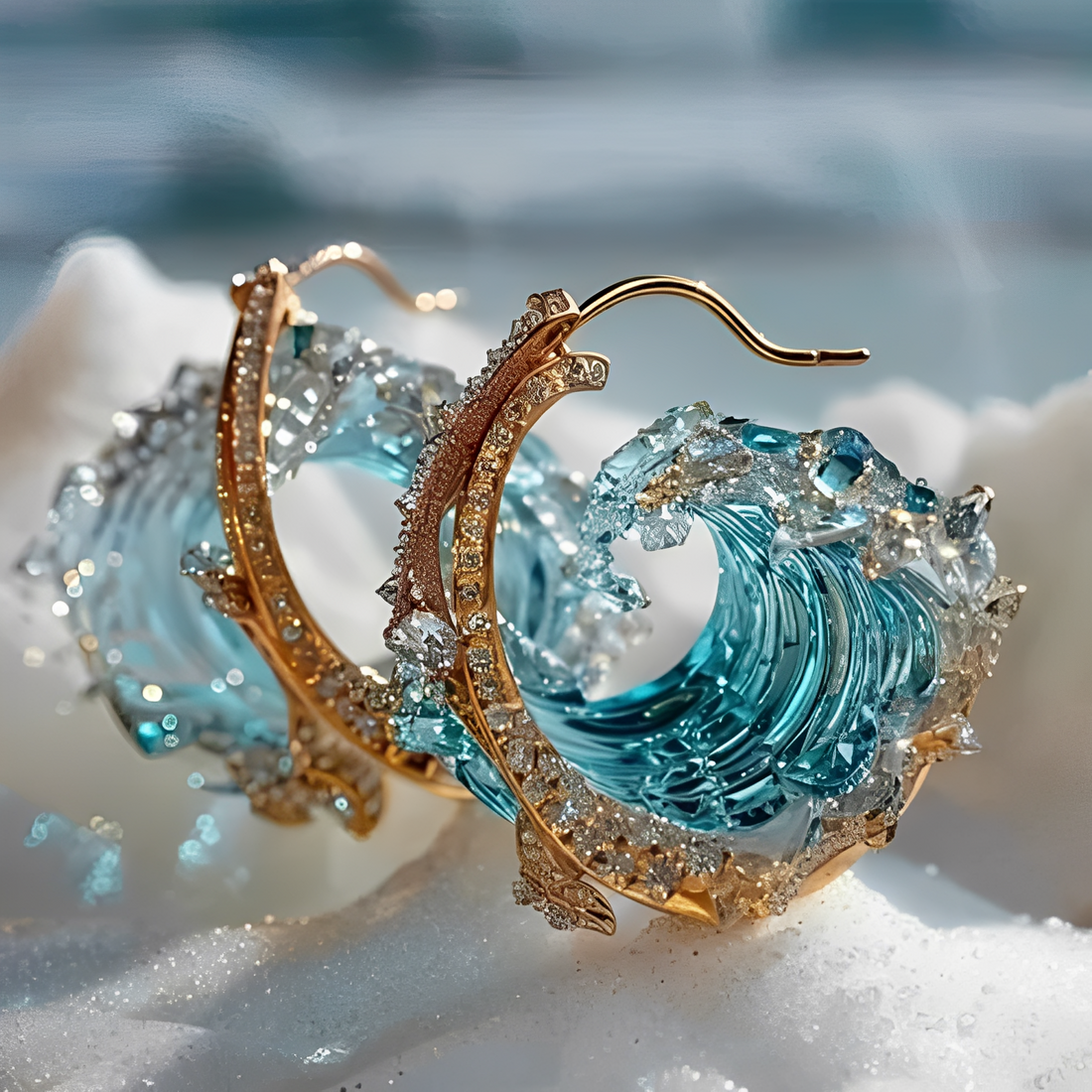 Carmina – Ohrringe Ozean Inspiration