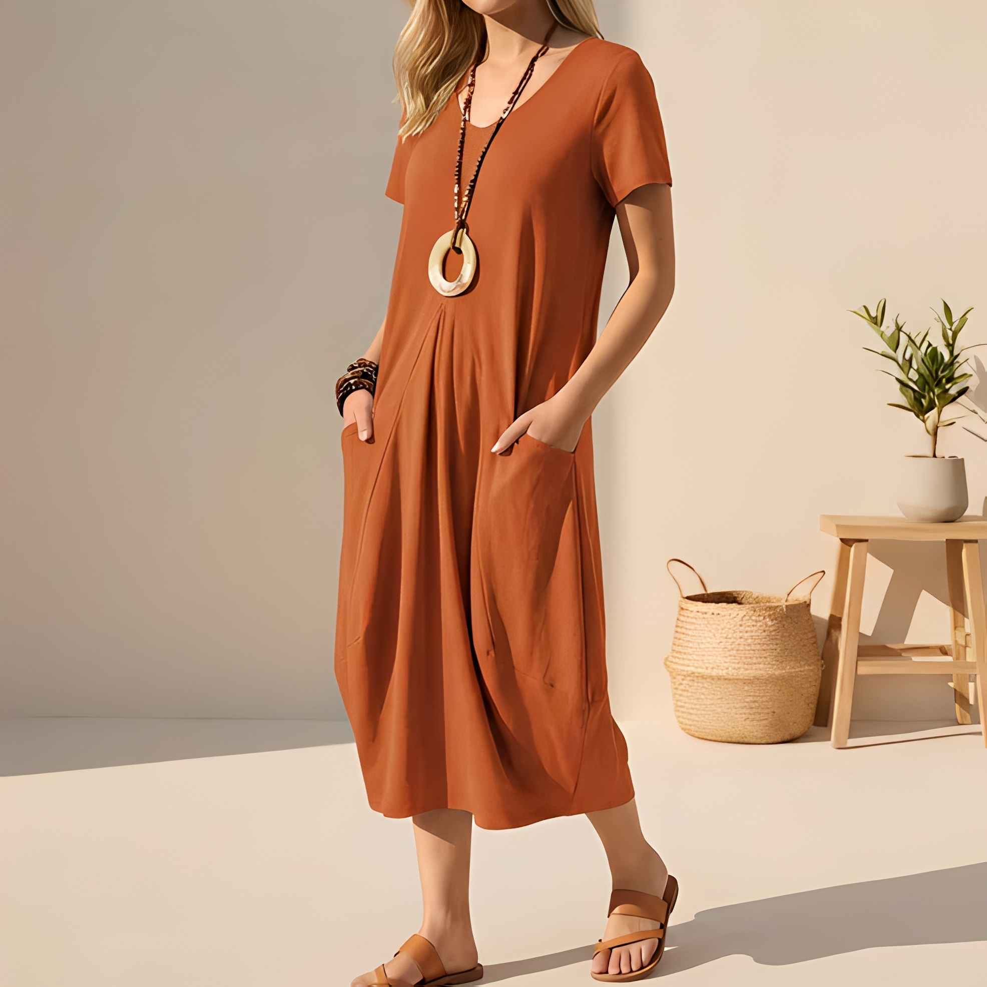 Lormelyn - Elegantes Sommerkleid für Frauen