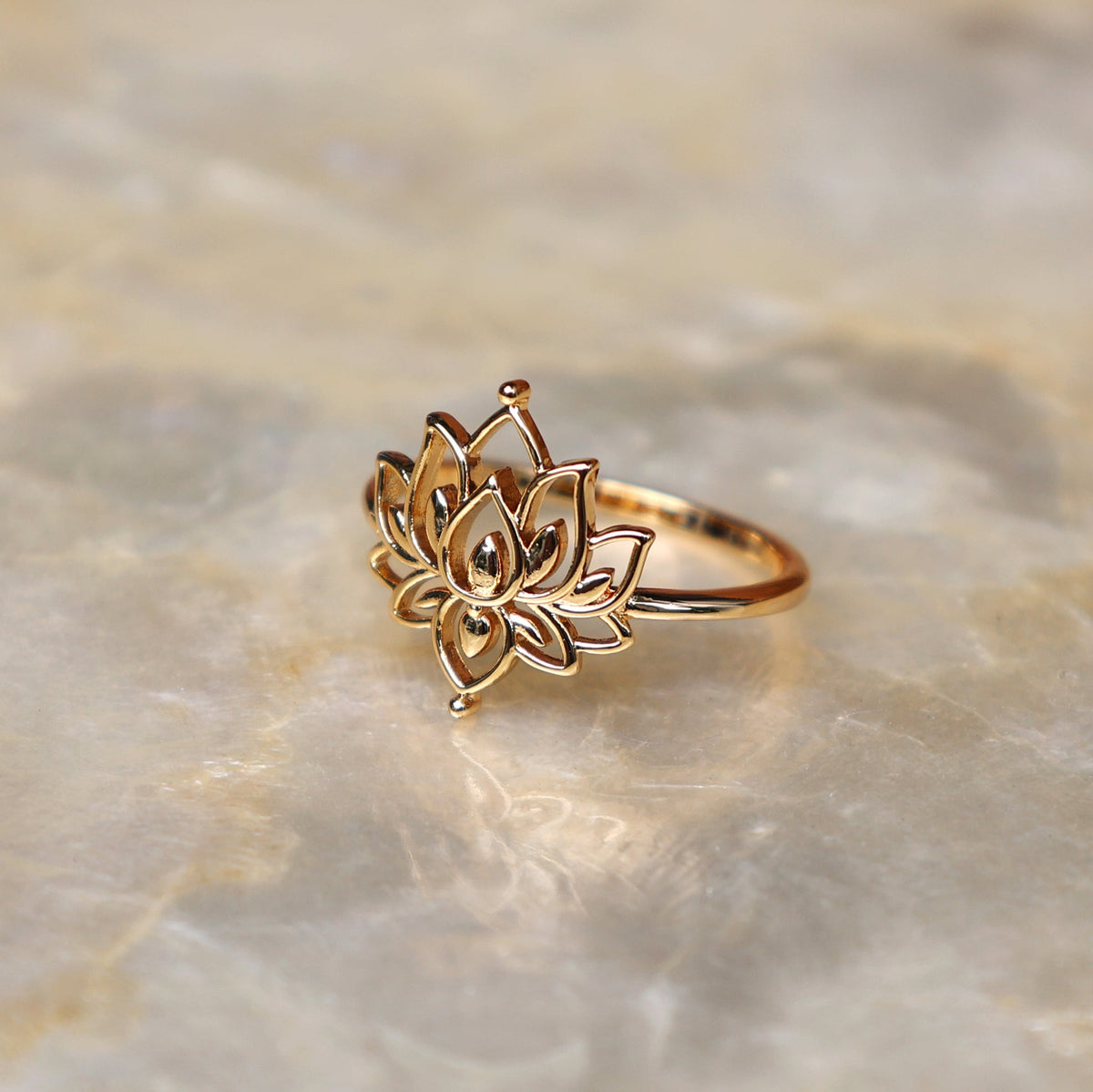Lotusblume - Feiner Ring