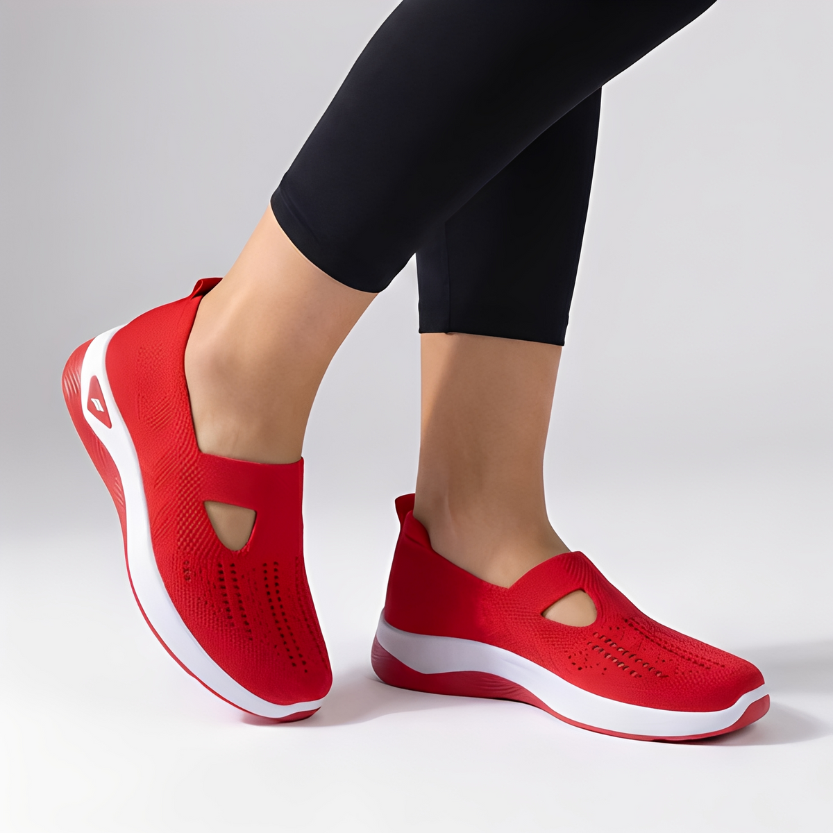 Kyllen - Lässige Schnürsenkellose Damenschuhe