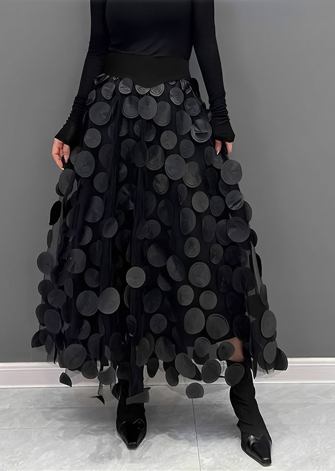 Peaches – Rock mit Polka-Dots im Retro-Look