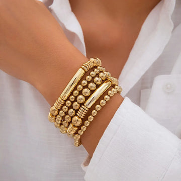 Mira – Set mit 5 stapelbaren Perlenarmbändern