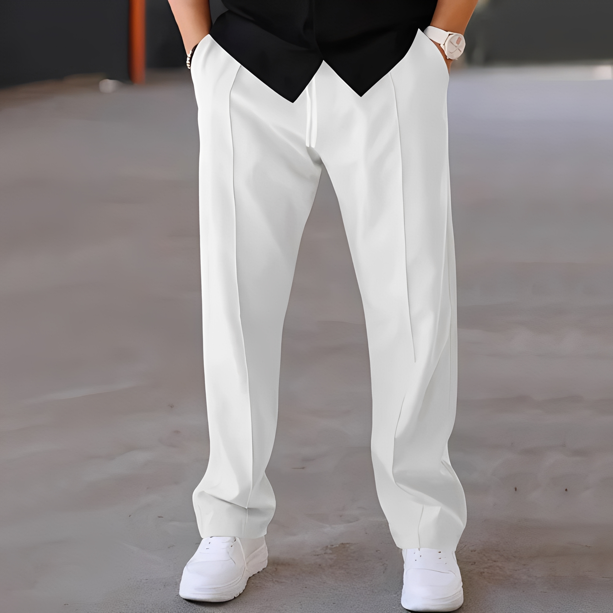 Fresniel - Gerade lockere trendige Hose für Herren