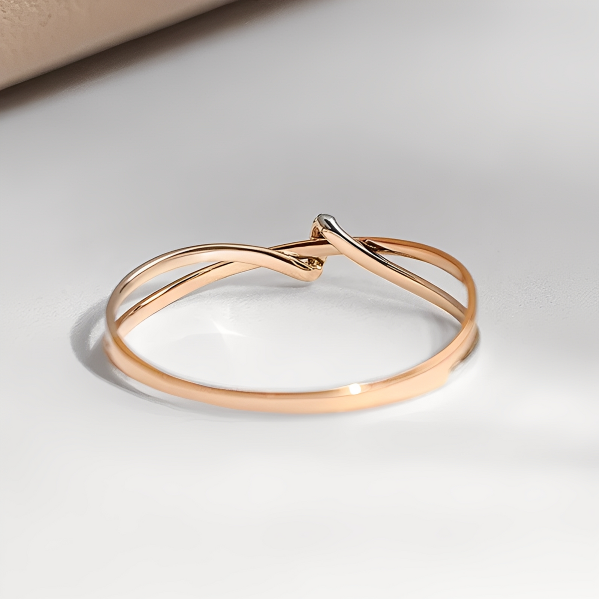 Eleane – Stilvoller bicolor Unendlichkeit-Ring