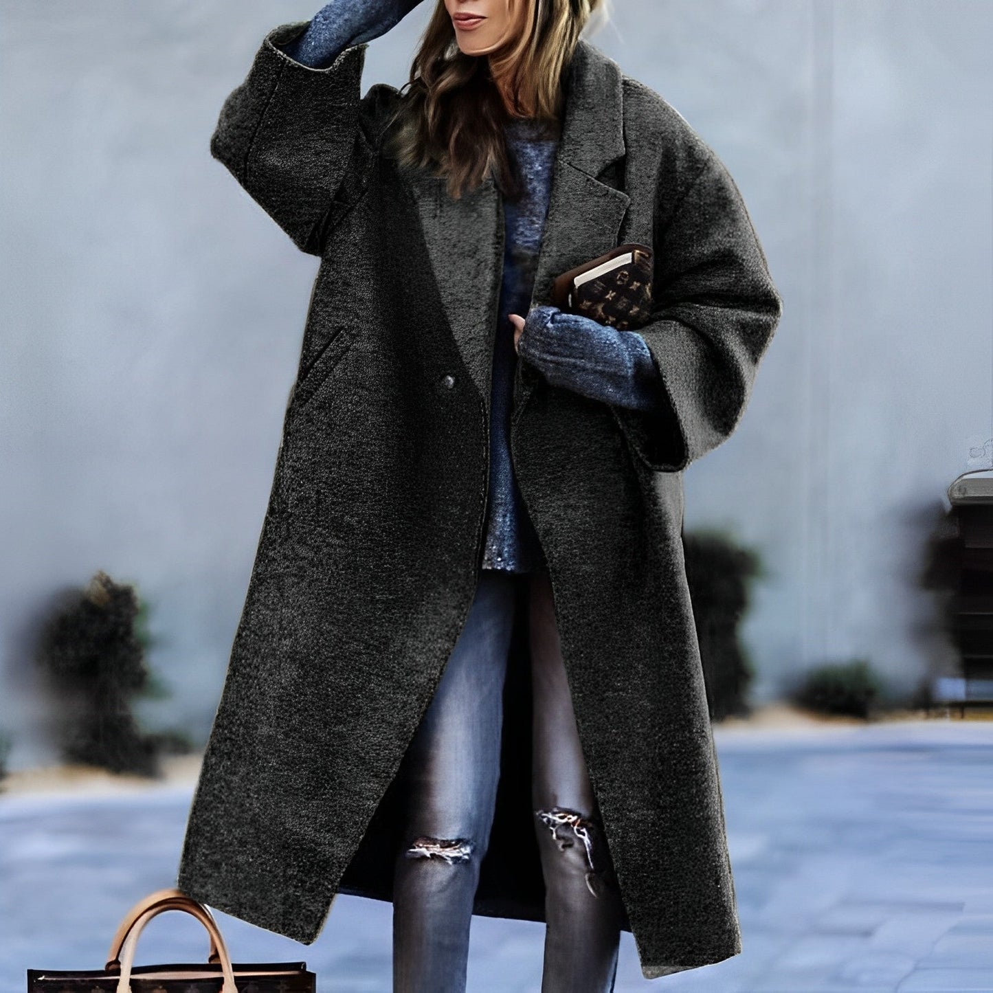 Yoni – Klassischer Vintage-Mantel für Damen