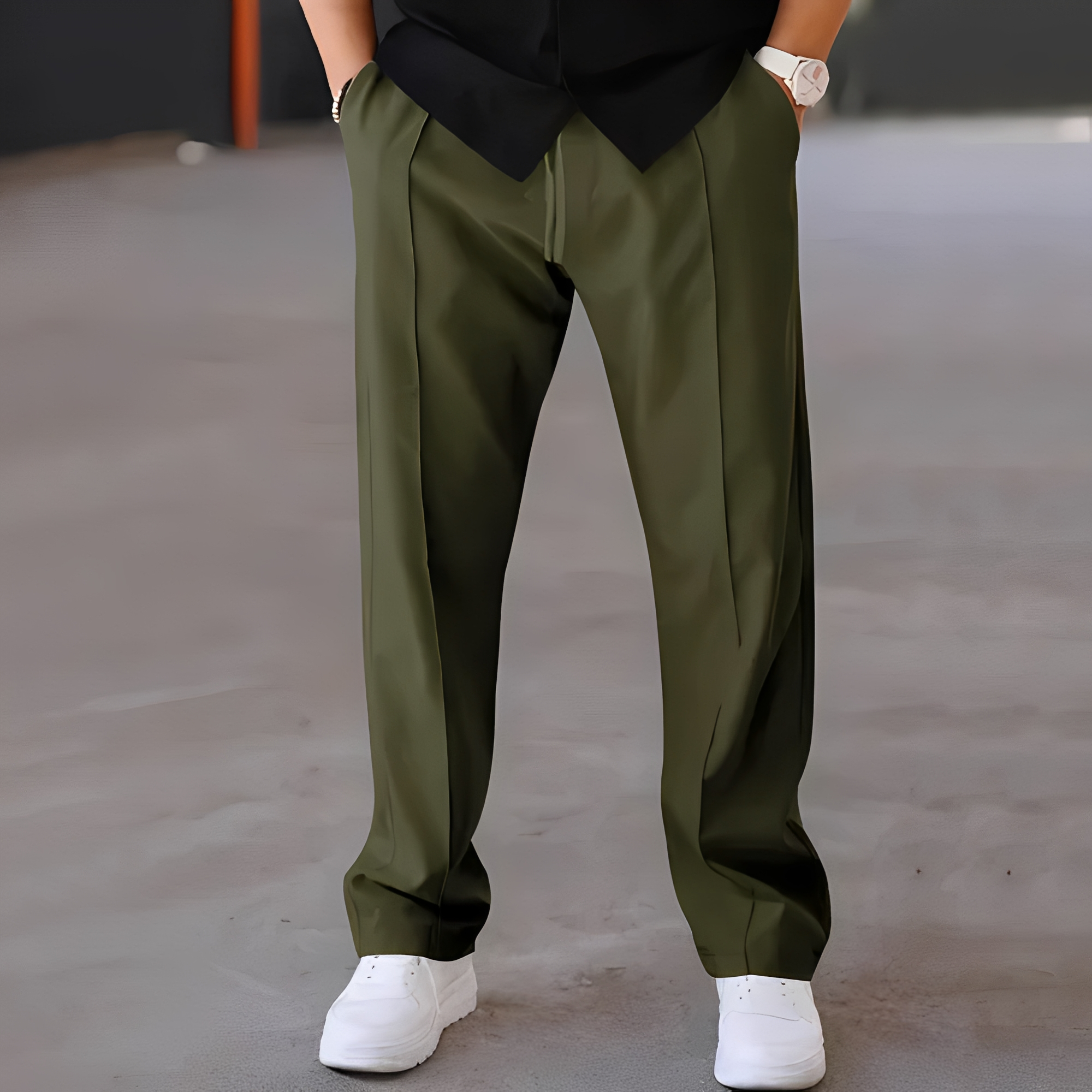 Fresniel - Gerade lockere trendige Hose für Herren