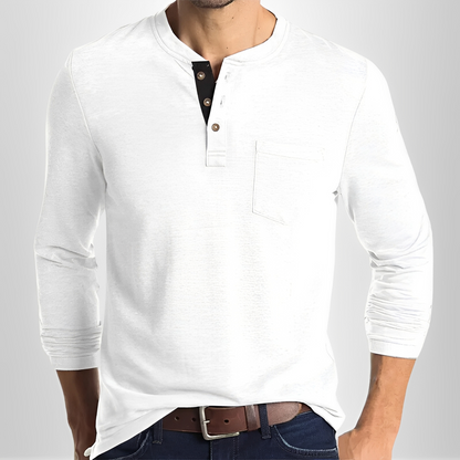 Carmelo - Langes Herren-Freizeit-T-Shirt