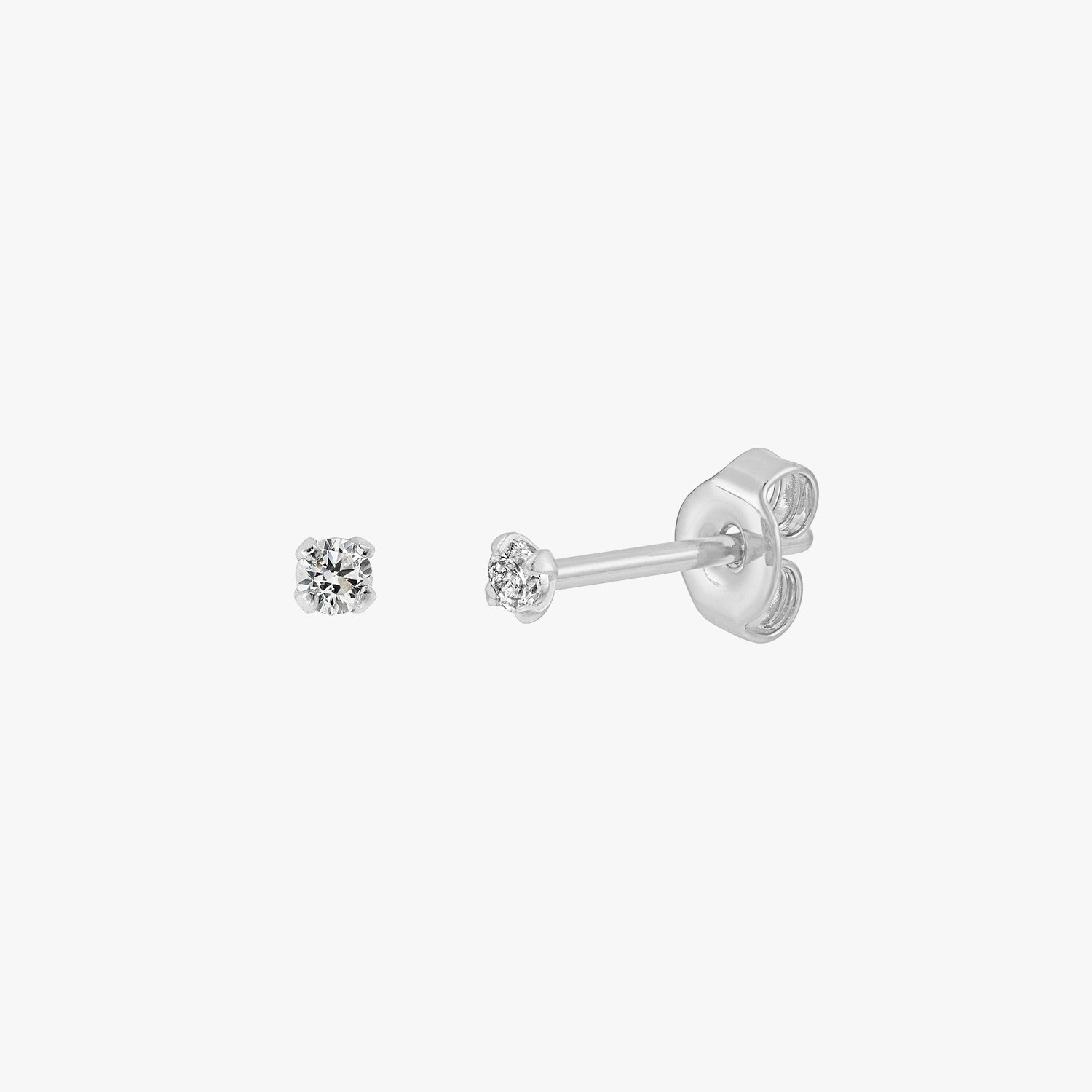 Sloane - Kleine Ohrringe mit 2mm Glanz