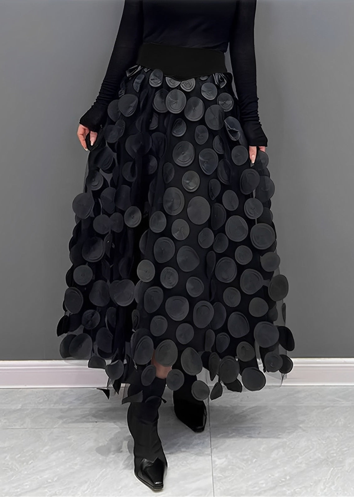 Peaches – Rock mit Polka-Dots im Retro-Look