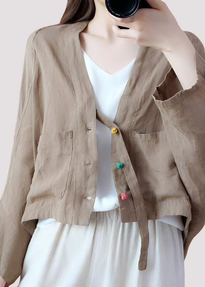 Tilly - Locker geschnittener und lässiger Cardigan mit Taschen für Damen