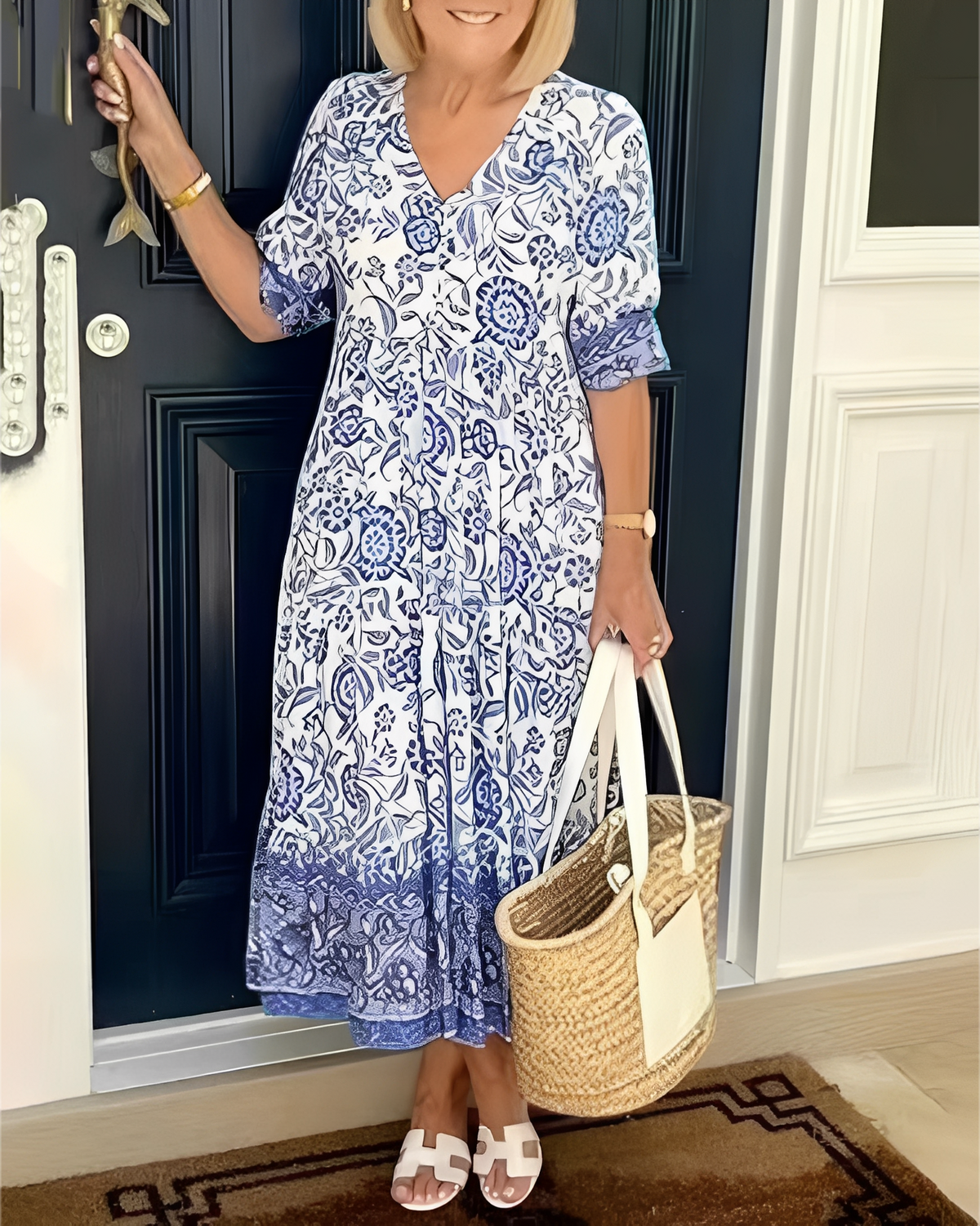 Tess - Lässiges Kleid mit Blumenmuster für Frauen