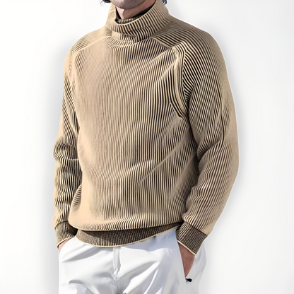 Jarrett – Herrenpullover mit hohem Kragen