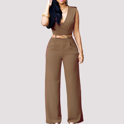 Esther - Eleganter Overall mit Gürtel für Frauen