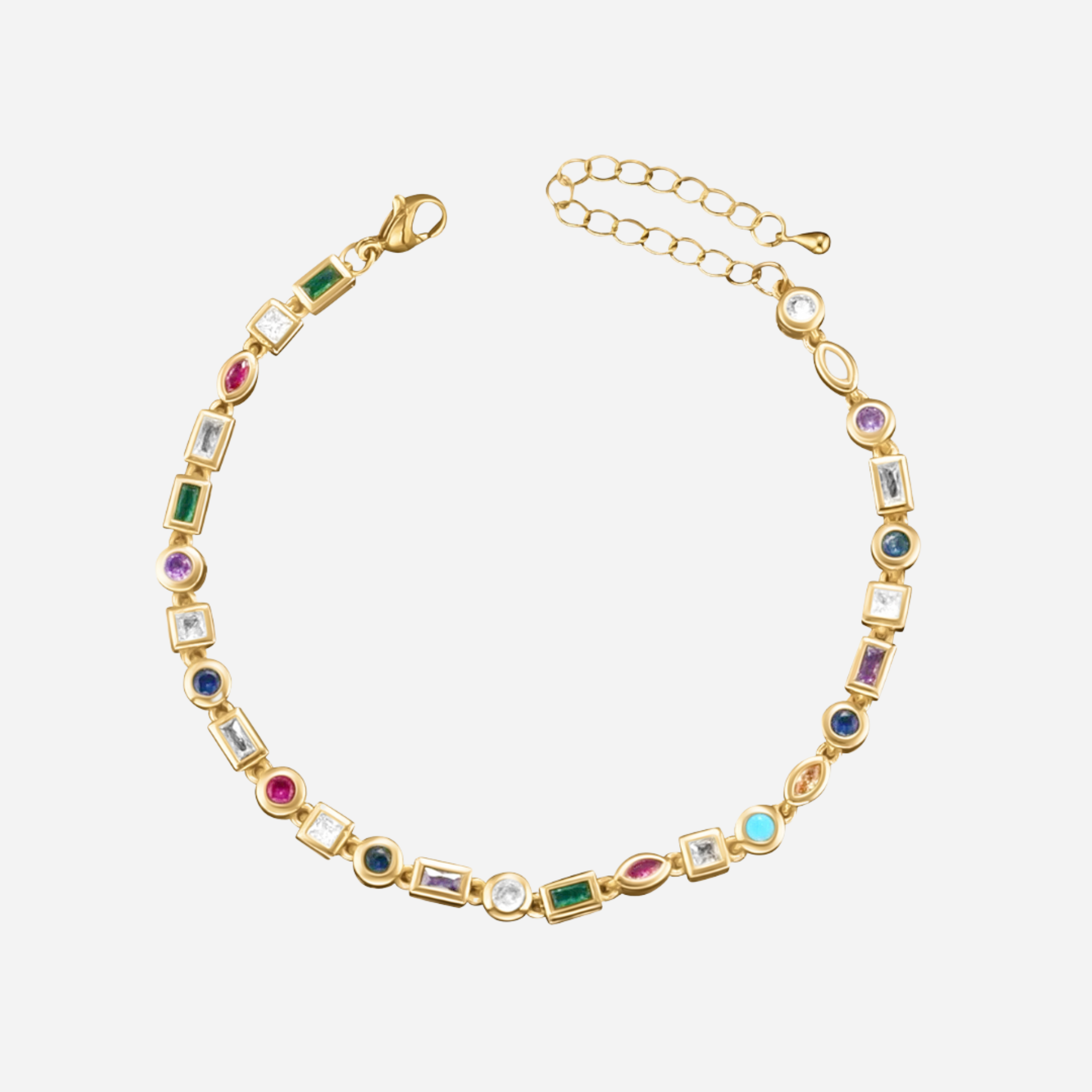 Nozomi – Buntes Kristallarmband