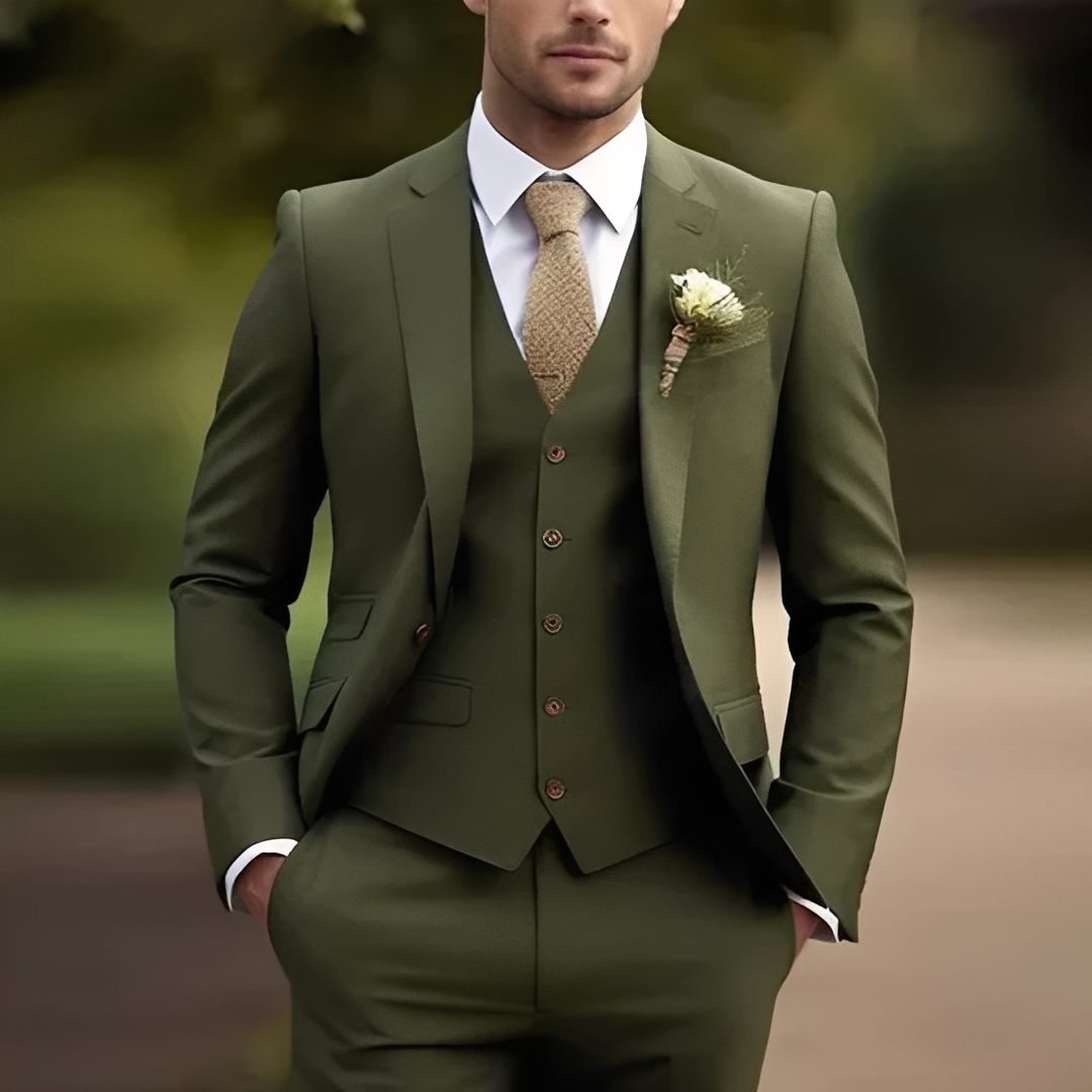 Abenner - Eleganter Dreiteiler-Anzug