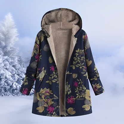 Jasmin – Gemusterte Winterjacke für Damen