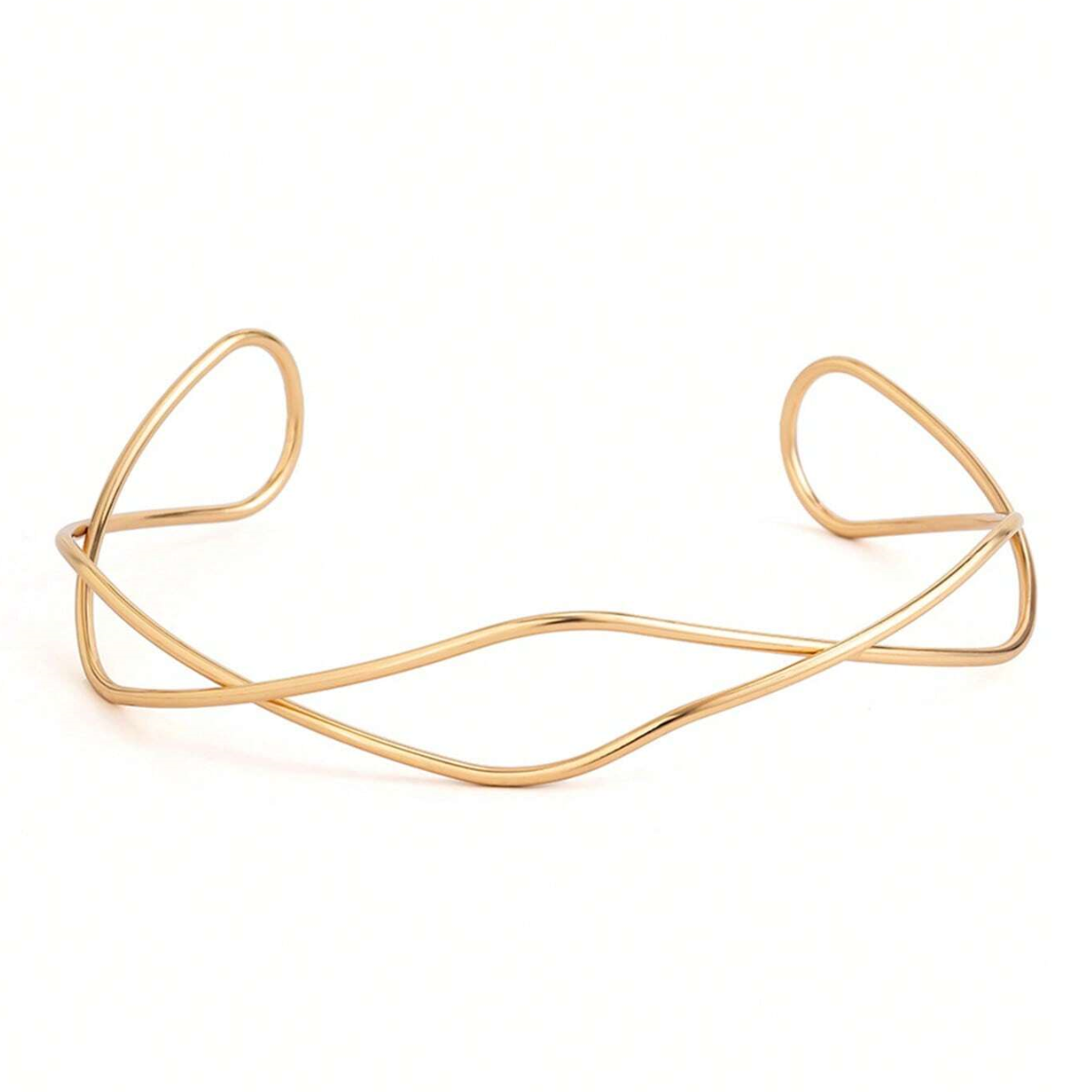 Geflochtene Drahtkette - Moderner Choker
