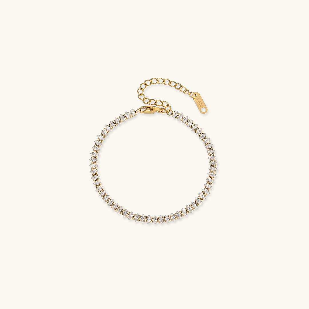 Georgina - Tennisarmband mit Diamanten