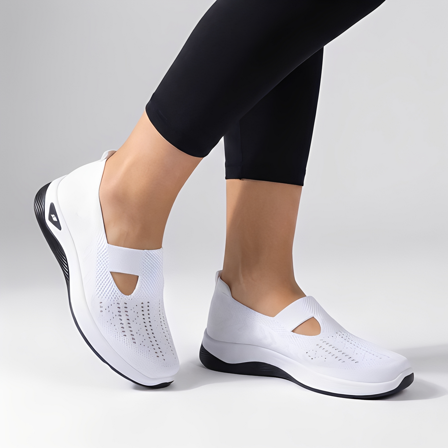 Kyllen - Lässige Schnürsenkellose Damenschuhe