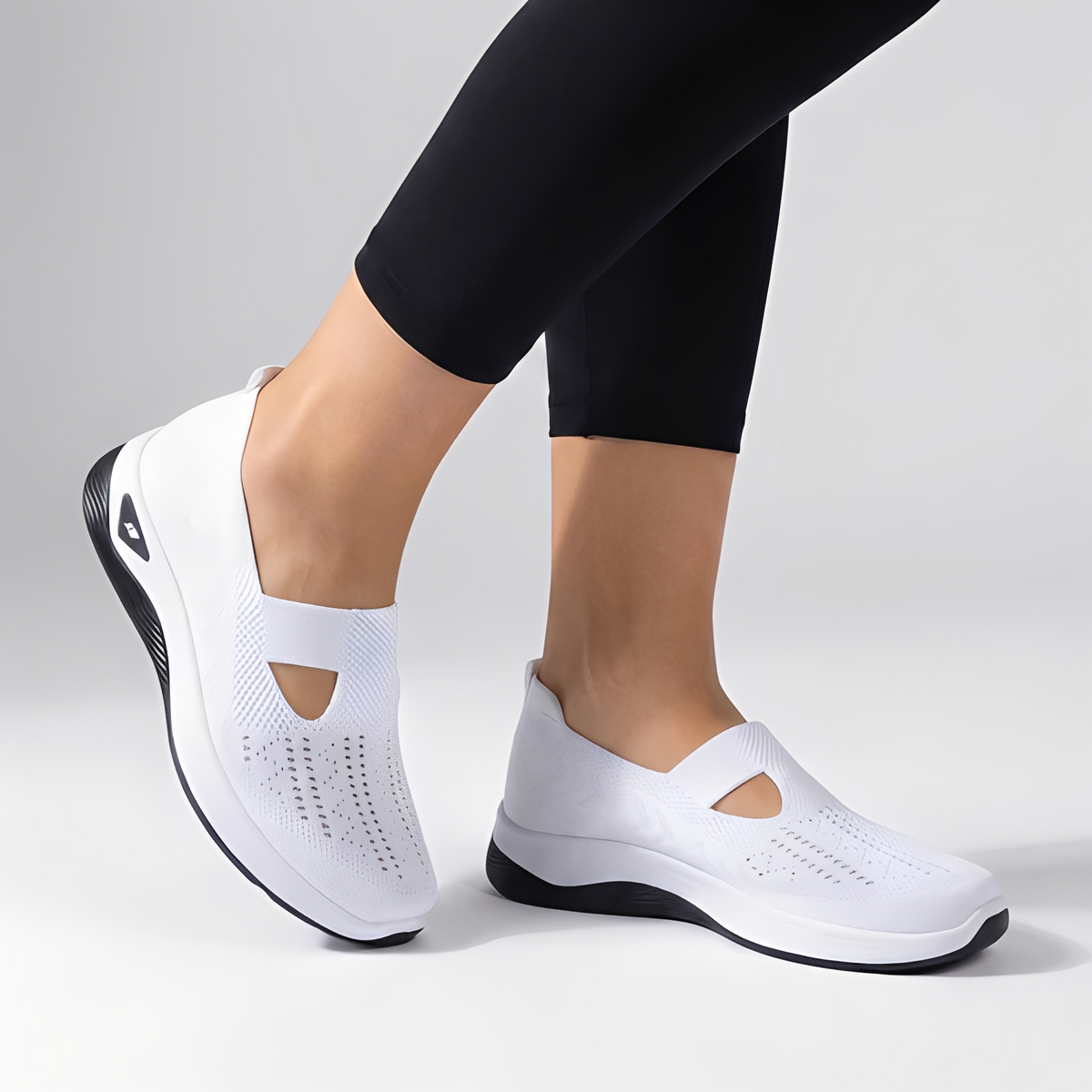 Kyllen - Lässige Schnürsenkellose Damenschuhe