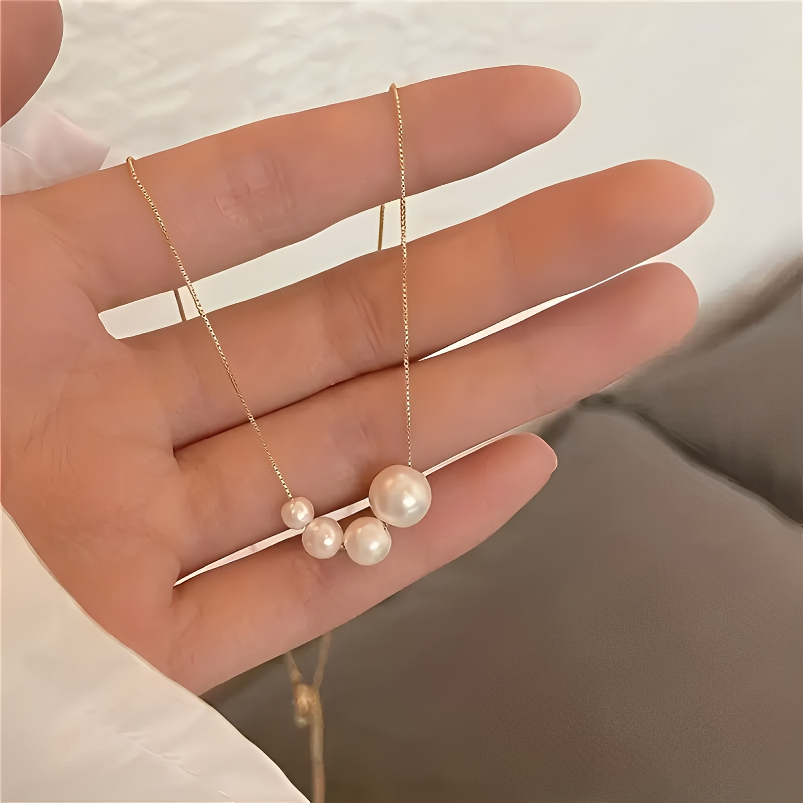 Dashiell – Elegante Perlenhalskette