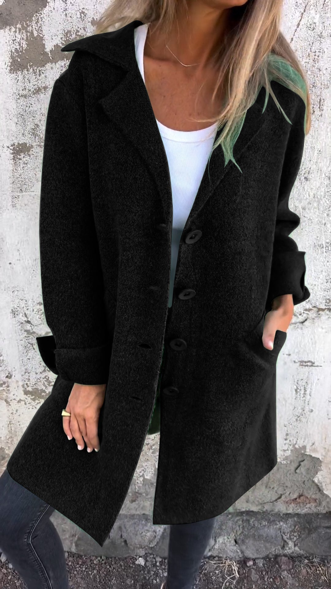 Diletta – Langer Strickmantel