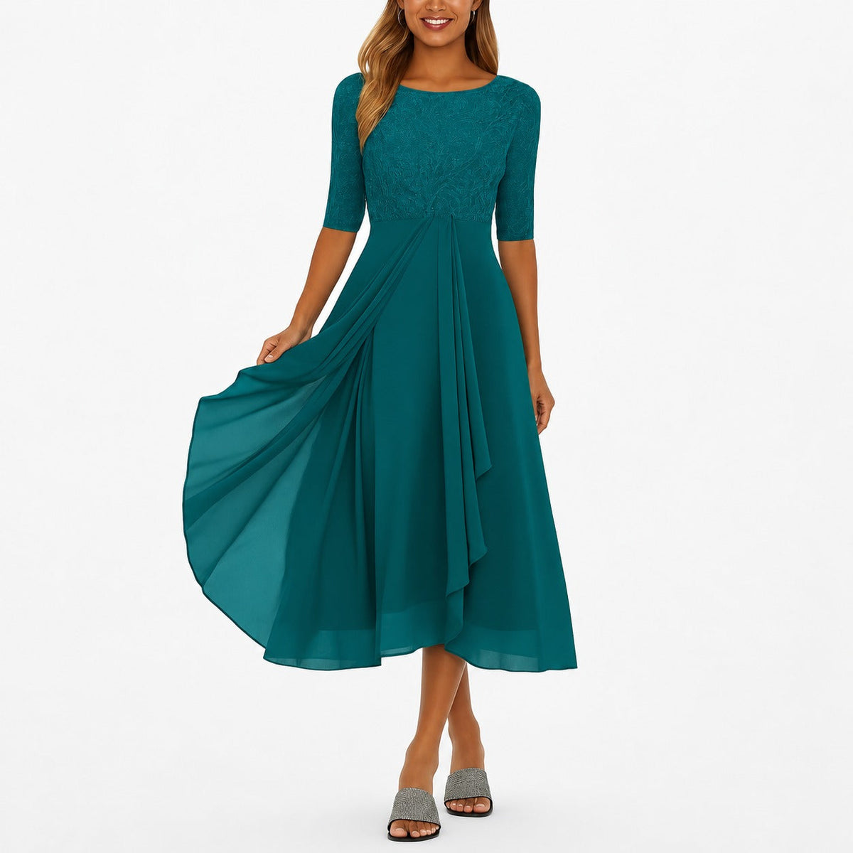 Ximena - Schickes Damenkleid in Knielänge
