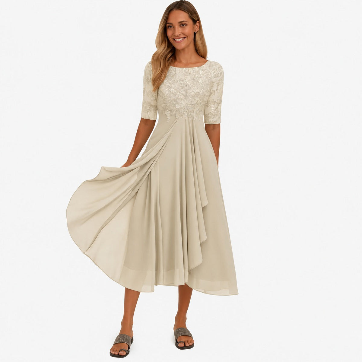 Ximena - Schickes Damenkleid in Knielänge