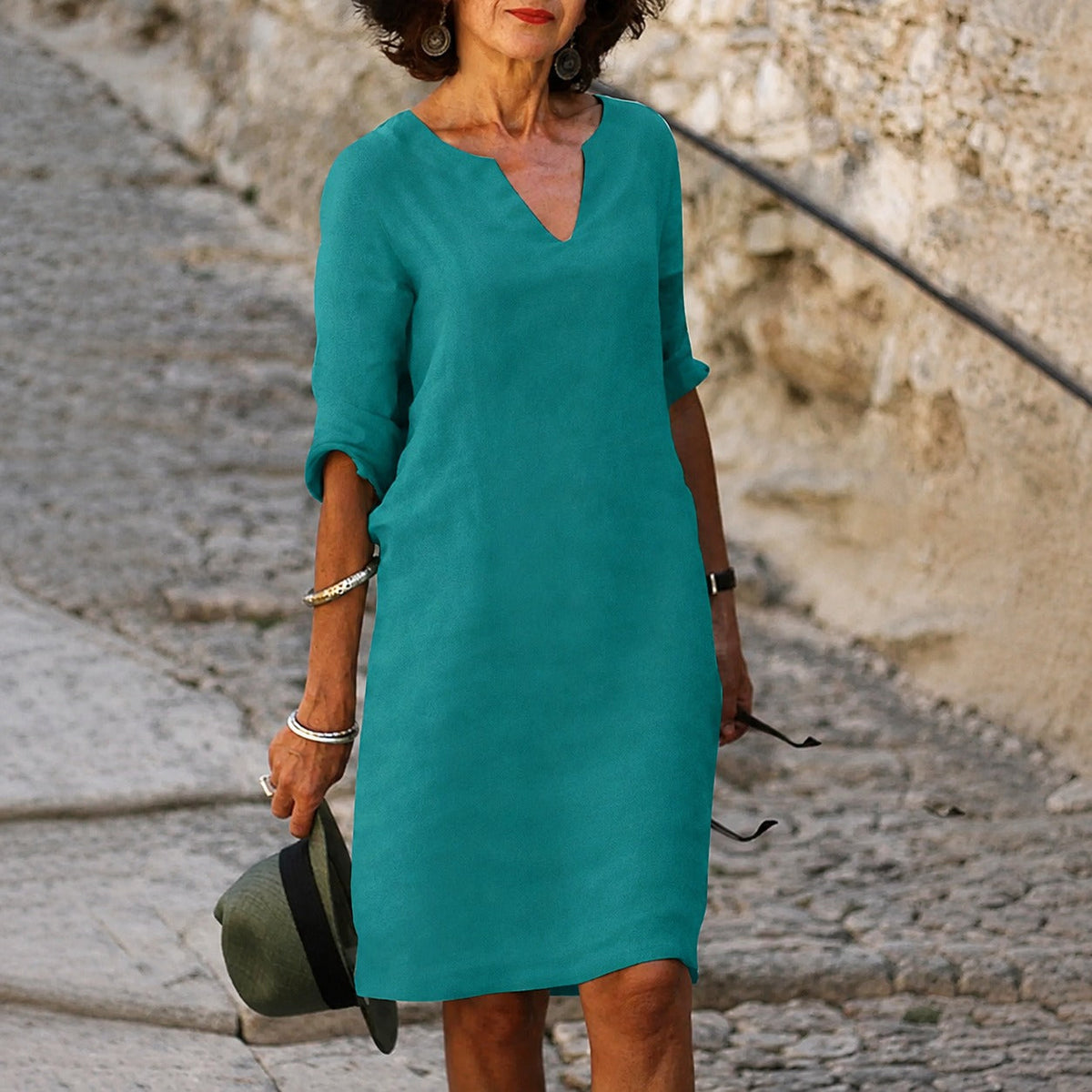 Sara - Stilvolles, einfaches Kleid