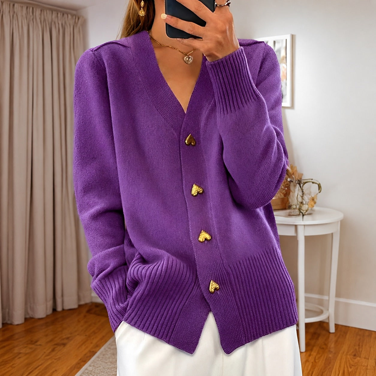 Annalee - Elegante Love Button Damenjacke