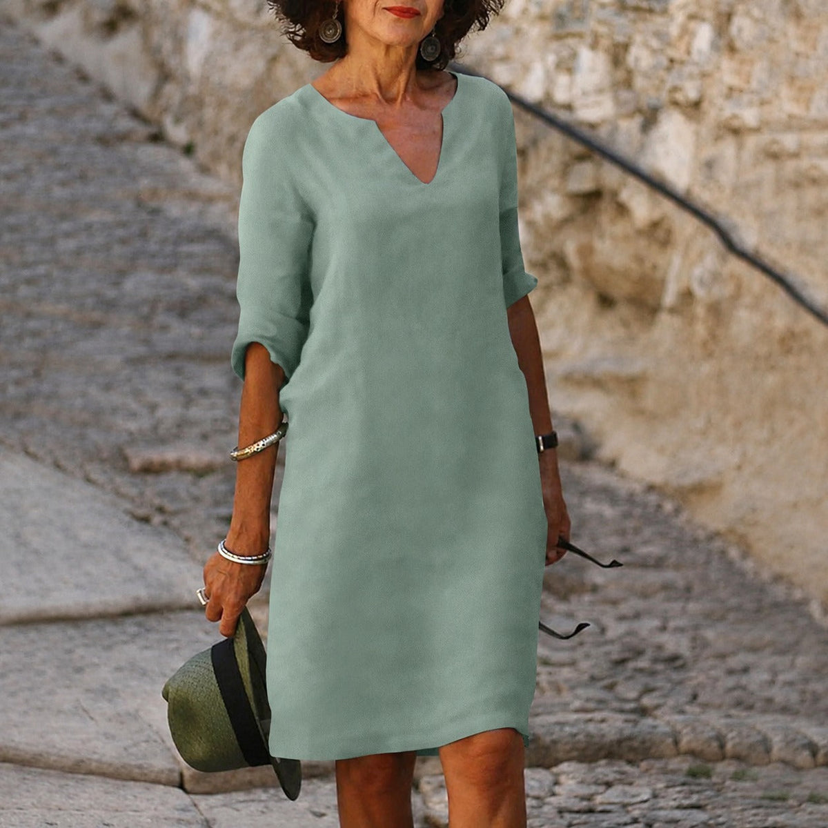 Sara - Stilvolles, einfaches Kleid