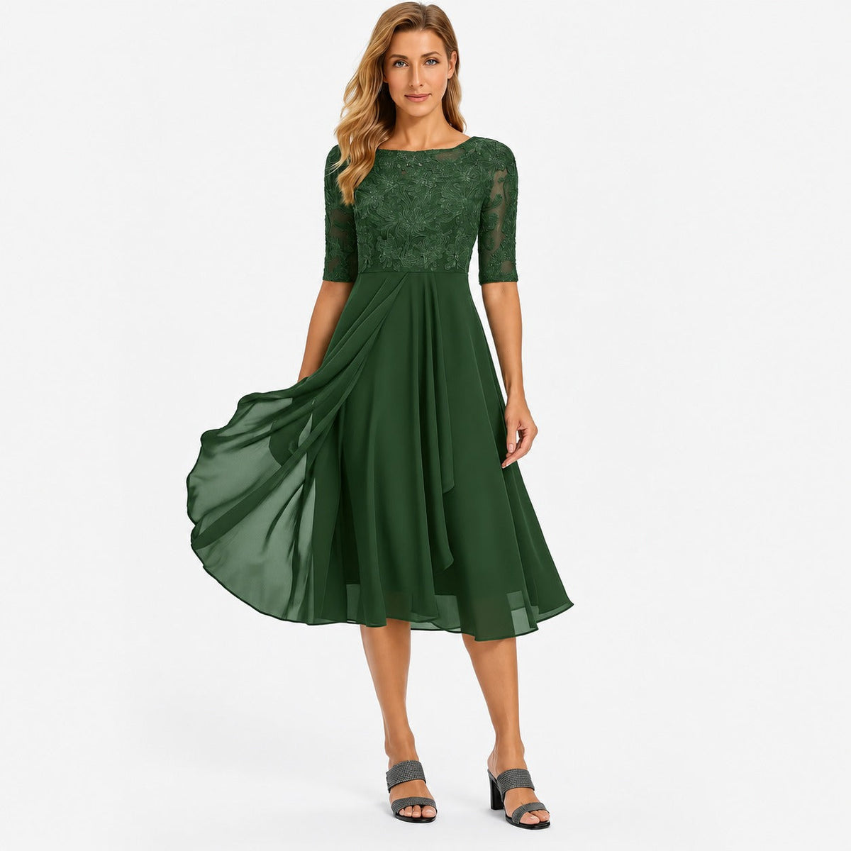 Ximena - Schickes Damenkleid in Knielänge