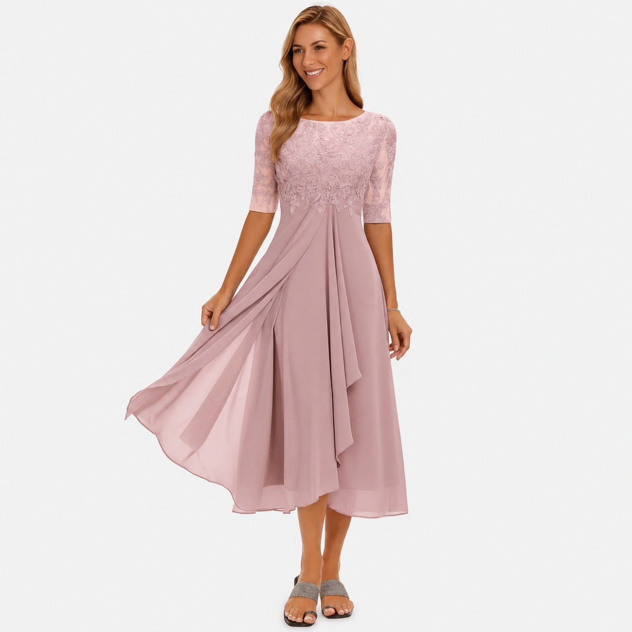 Ximena - Schickes Damenkleid in Knielänge