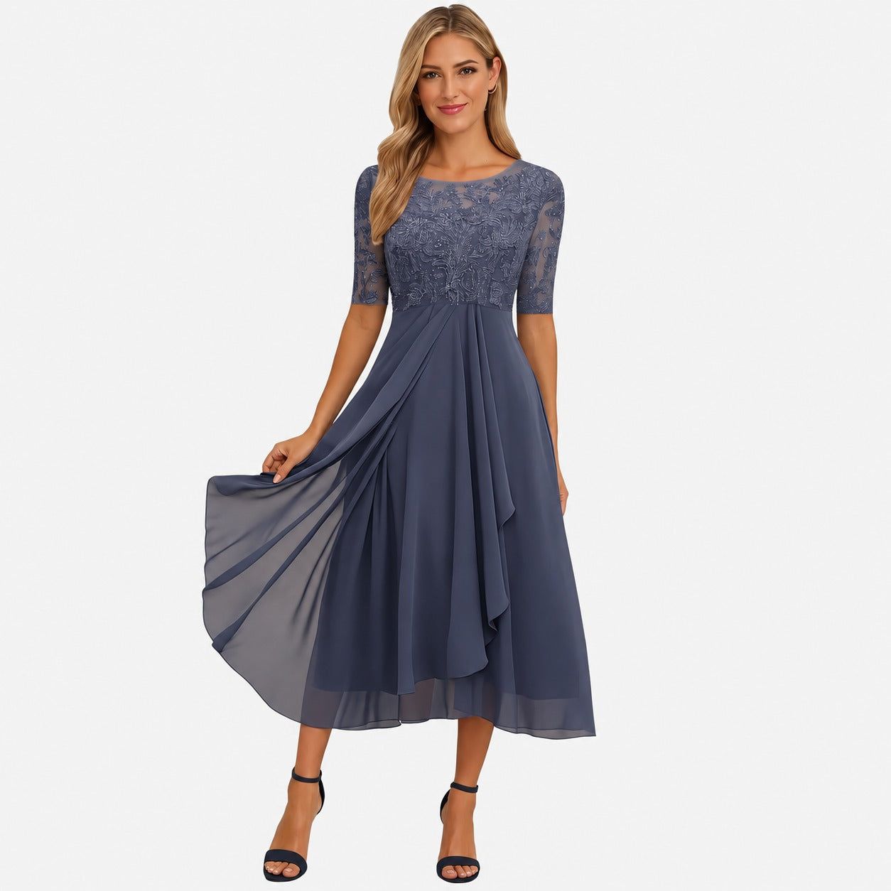 Ximena - Schickes Damenkleid in Knielänge