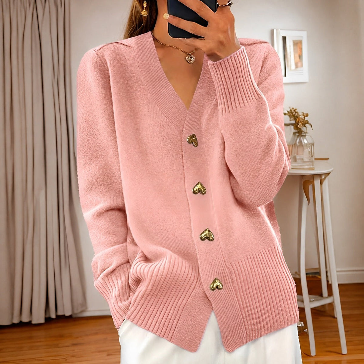 Annalee - Elegante Love Button Damenjacke
