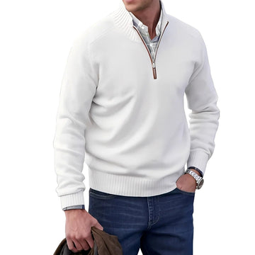 Gabriel - Bequemer Herrenpullover mit Reißverschluss