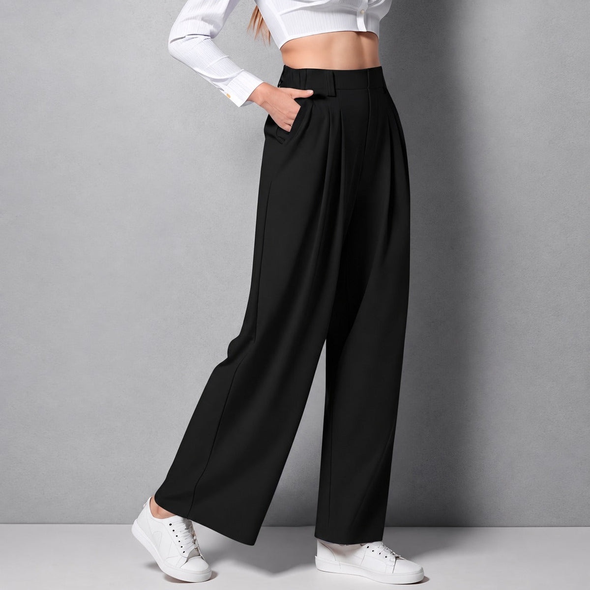 Montana - Dehnbare Frauenhose mit geradem Bein