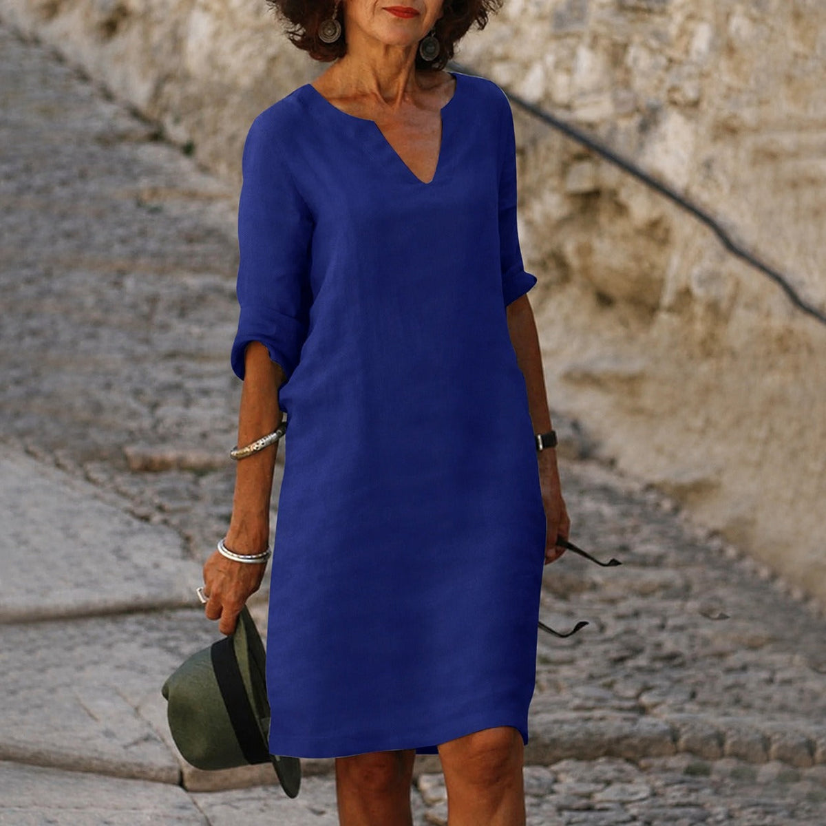 Sara - Stilvolles, einfaches Kleid