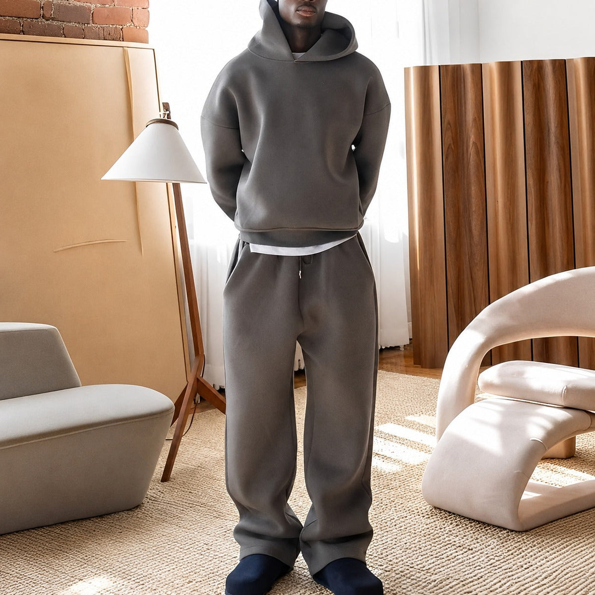 Marco - Entspanntes Set mit weitem Hoodie für Männer