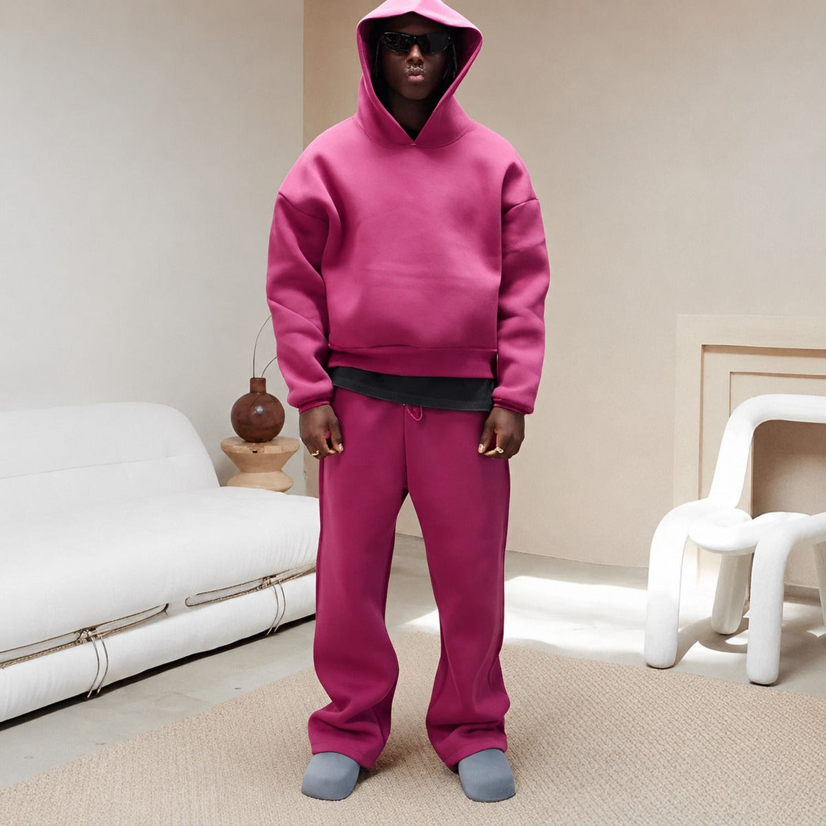 Marco - Entspanntes Set mit weitem Hoodie für Männer