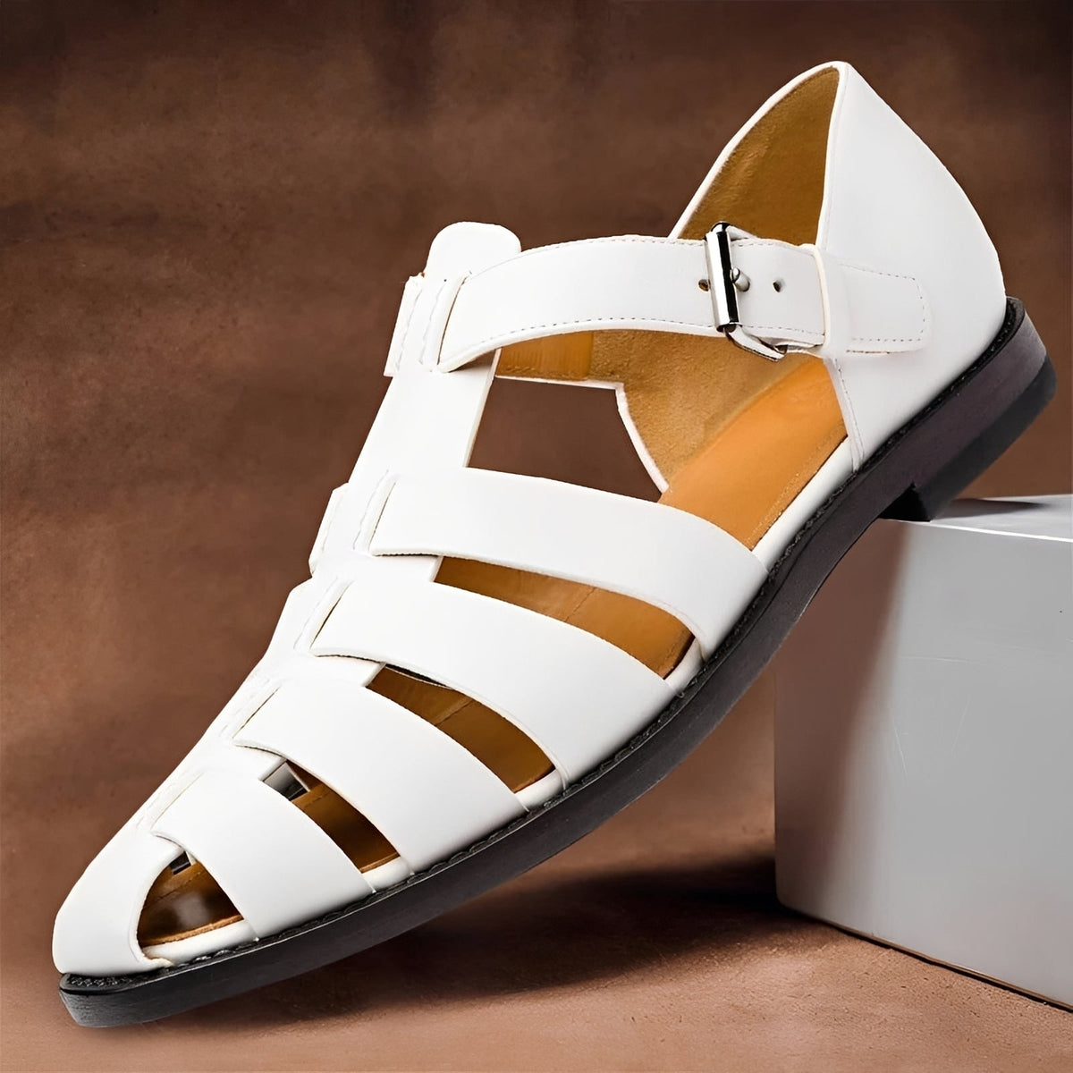 Sofronio - Klassische und bequeme Herrensandalen