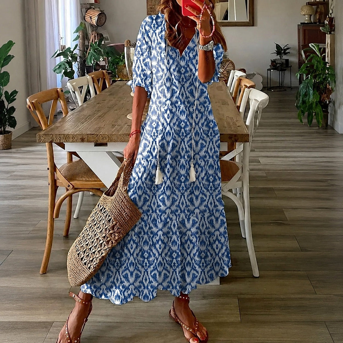 Claidel - Faszinierendes Kleid im Boho-Stil